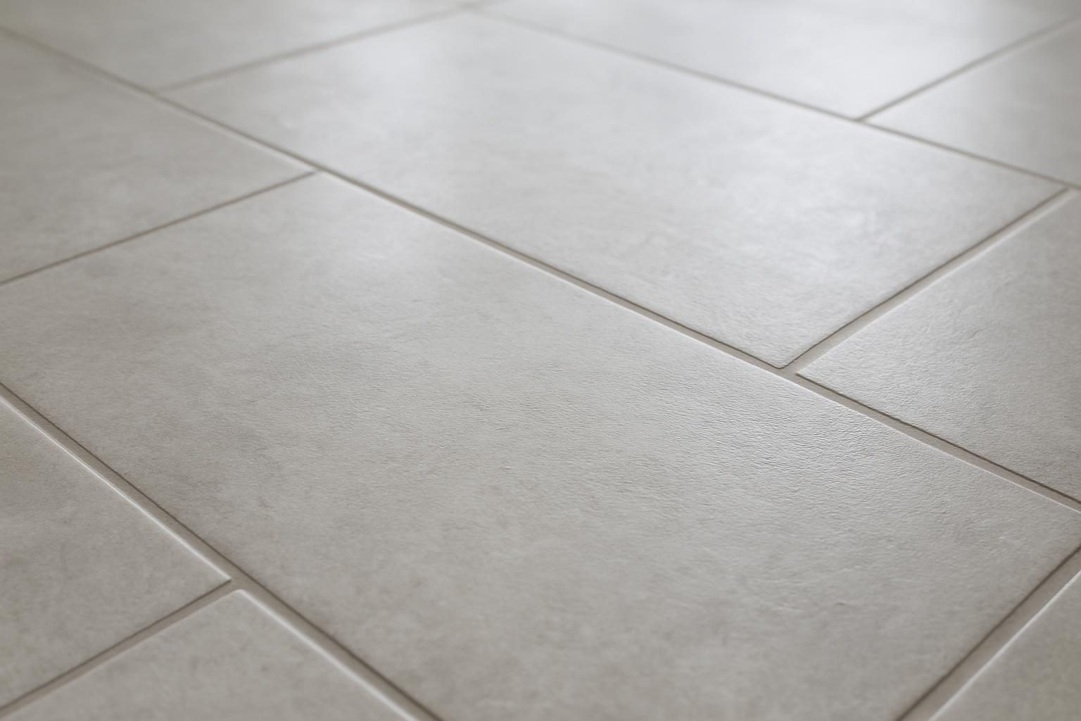 Grey porcelain kitchen floor tile